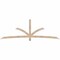 Ekena Millwork Davenport Smooth Timber Gable Bracket, Douglas Fir, 108"W x 36"H x 1 1/2"D x 3 1/2"F, 8/12 Pitch GBW108X36X0204DAV00SDF - alternate 1